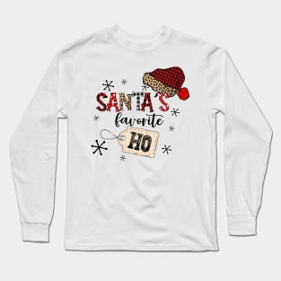 Santa's Favorite Ho Long Sleeve T-Shirt